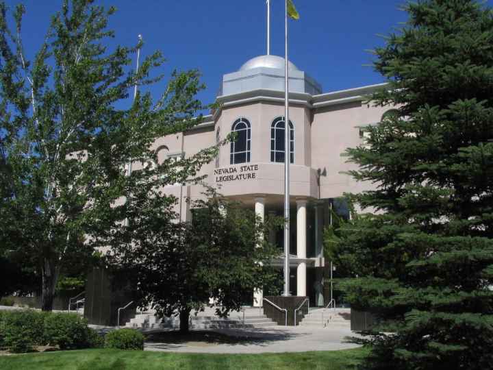 Photograph of the Nevada Legislature building in Carson City