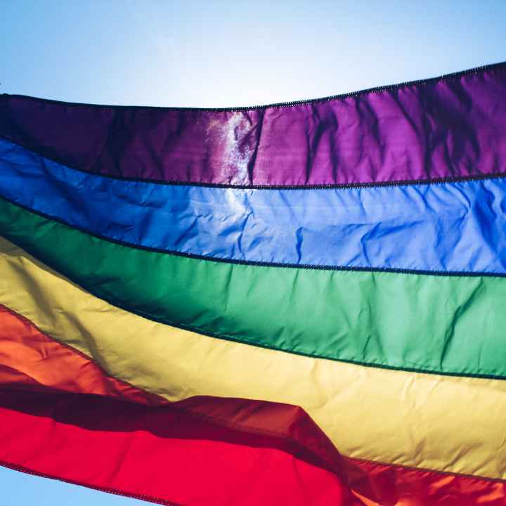 LGBTQIA rainbow flag