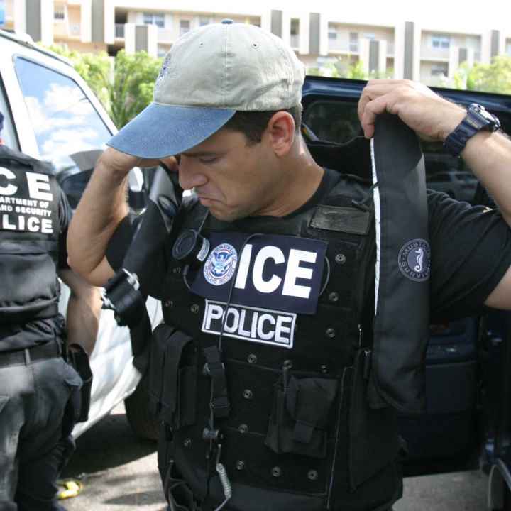 ICE Officer, Flickr