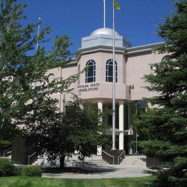 Photograph of the Nevada Legislature building in Carson City